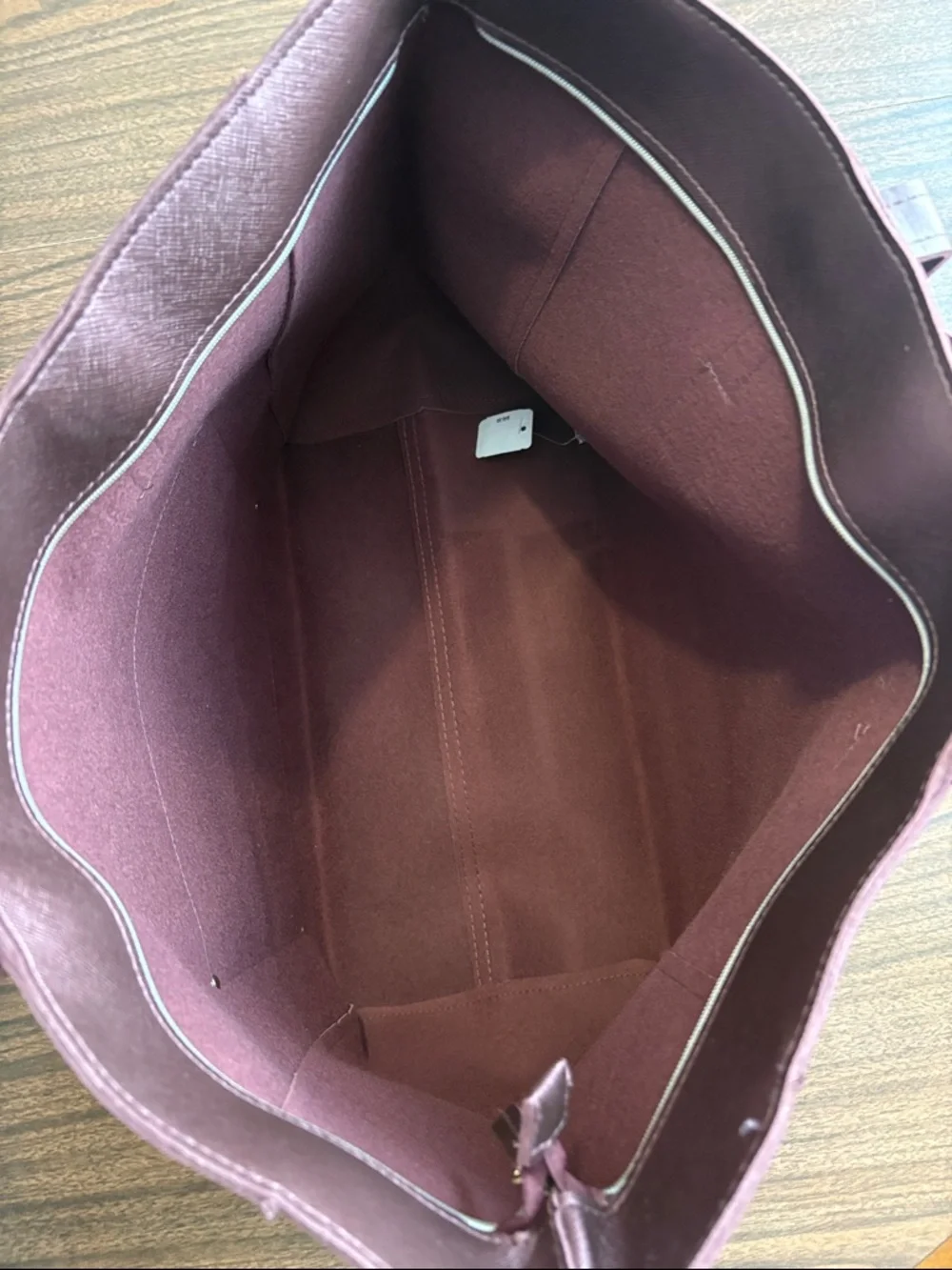 NEW Bath & Body Works Burgundy Large Tote Bag NWT